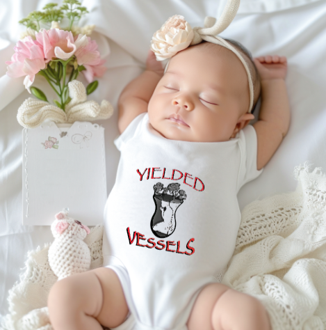 yielded vessels onesie mockup